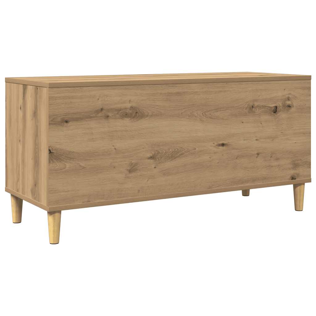Record Cabinet Artisan Oak 100x38x48 cm Engineered Wood