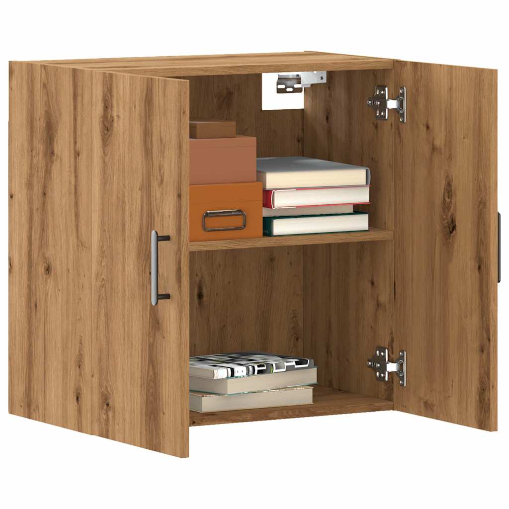 Wall Cabinet Artisan Oak 60x31x60 cm Engineered Wood