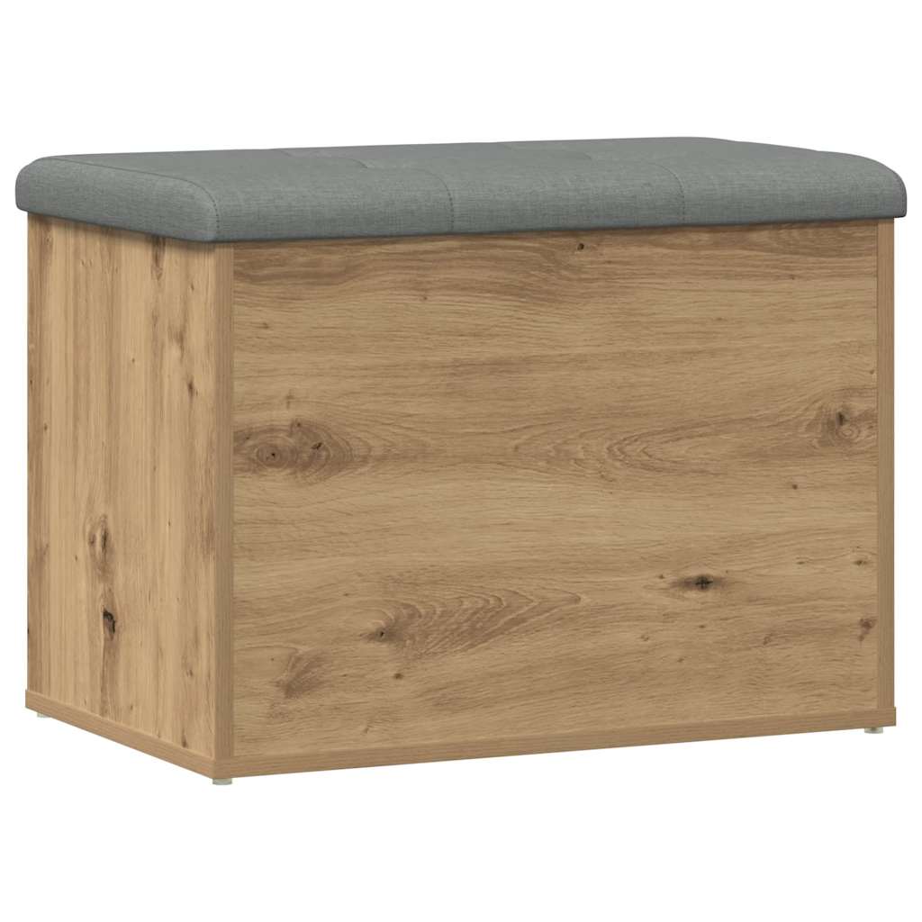 Storage Bench Artisan Oak 62x42x45 cm Engineered Wood
