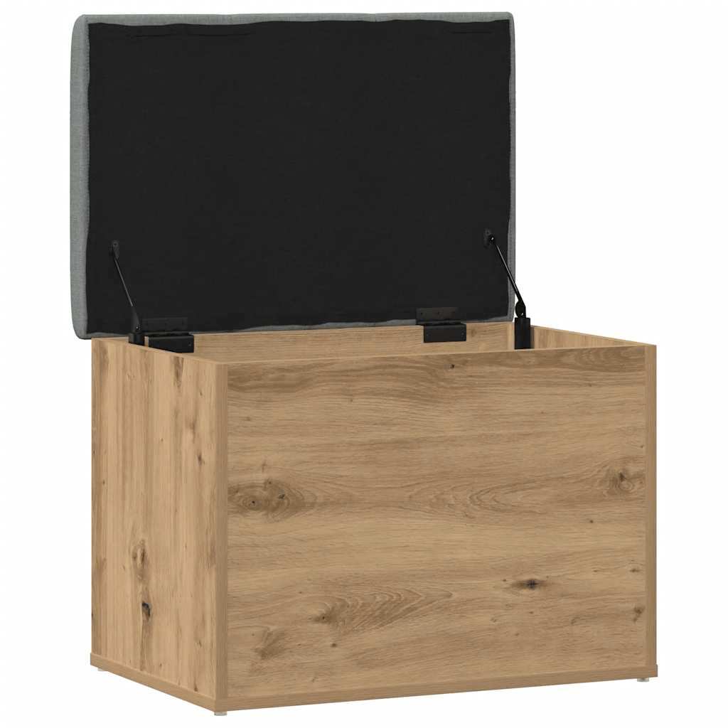 Storage Bench Artisan Oak 62x42x45 cm Engineered Wood