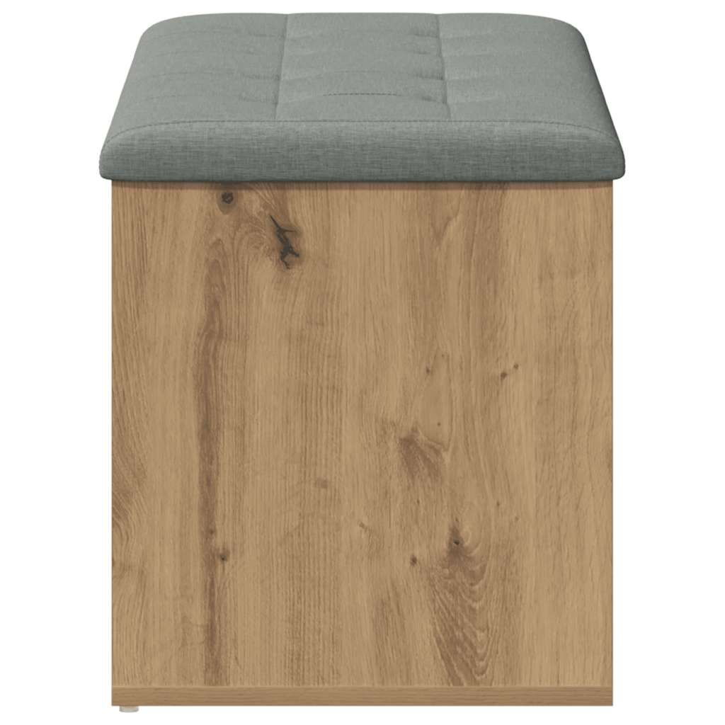 Storage Bench Artisan Oak 102x42x45 cm Engineered Wood
