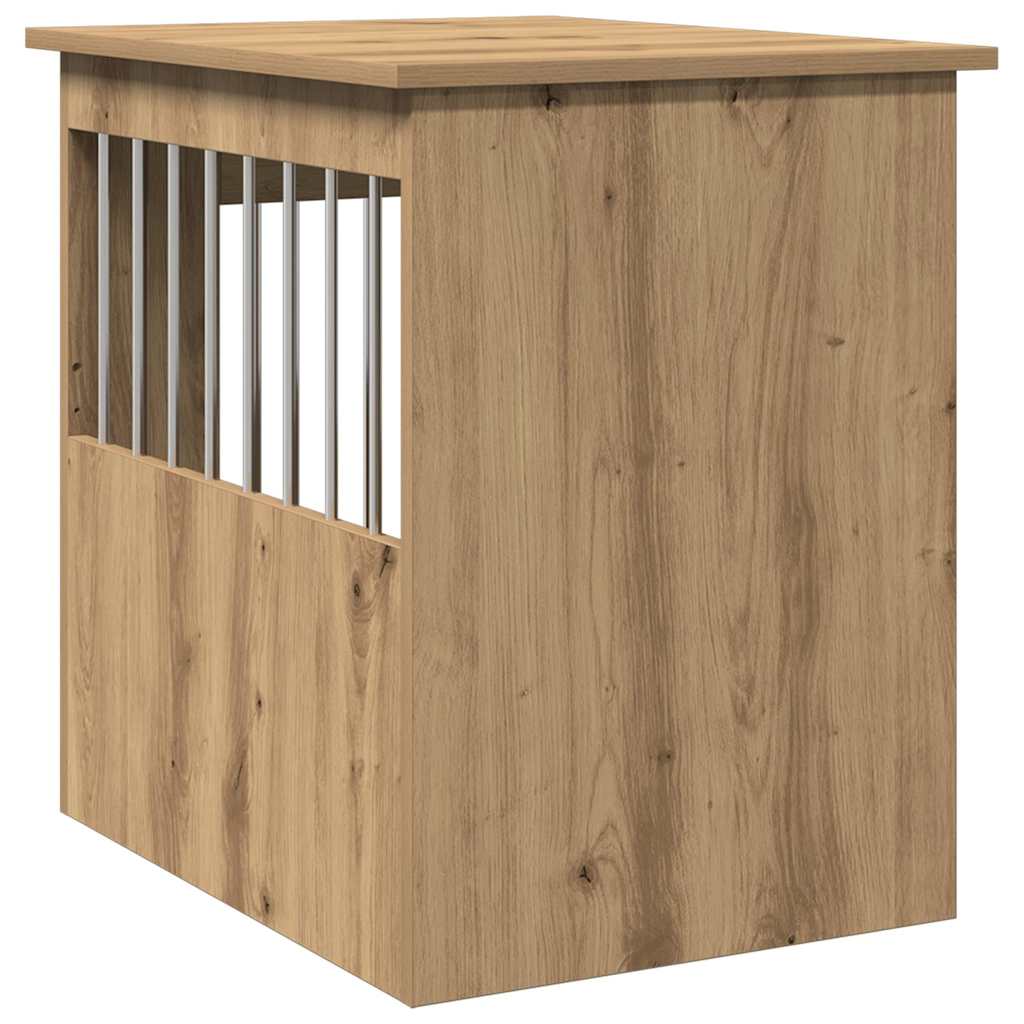 Dog Crate Furniture Artisan Oak 45x62x59 cm Engineered Wood