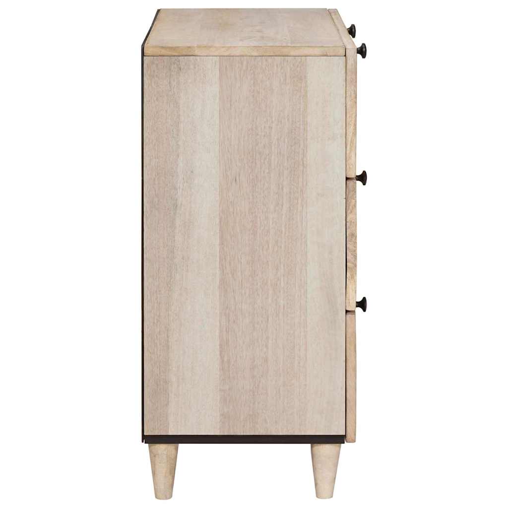 Sideboard 60 x 33 x 75 cm Solid mango wood White