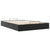 Ottoman Storage Bed Frame without Mattress Black Double Faux Leather