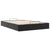 Ottoman Storage Bed Frame without Mattress Black Queen Faux Leather