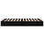 Ottoman Storage Bed Frame without Mattress Black King Single Faux Leather