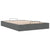 Ottoman Bed Frame without Mattress Dark Grey Double Fabric