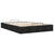 Ottoman Bed Frame without Mattress Black Double Fabric