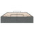 Ottoman Storage Bed Frame without Mattress Dark Grey King Single Fabric