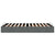 Ottoman Storage Bed Frame without Mattress Dark Grey King Single Fabric