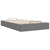 Ottoman Storage Bed Frame without Mattress Dark Grey King Single Fabric