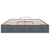 Ottoman Storage Bed Frame No Mattress Dark Grey Queen Velvet