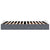 Ottoman Storage Bed Frame No Mattress Dark Grey Queen Velvet