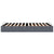 Ottoman Storage Bed Frame No Mattress Dark Grey King Single Velvet