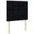 Ottoman Bed with Mattress & LEDs Black King Single Fabric