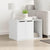 Cat Litter Box Enclosure White 60x40x40 cm Engineered Wood