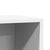 Cat Litter Box Enclosure White 60x40x40 cm Engineered Wood