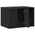 Cat Litter Box Enclosure Black 60x40x40 cm Engineered Wood