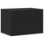 Cat Litter Box Enclosure Black 60x40x40 cm Engineered Wood