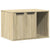 Cat Litter Box Enclosure Sonoma Oak 60x40x40 cm Engineered Wood