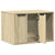 Cat Litter Box Enclosure Sonoma Oak 60x40x40 cm Engineered Wood