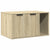 Cat Litter Box Enclosure Sonoma Oak 80x50x45 cm Engineered Wood