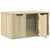 Cat Litter Box Enclosure Sonoma Oak 80x50x45 cm Engineered Wood