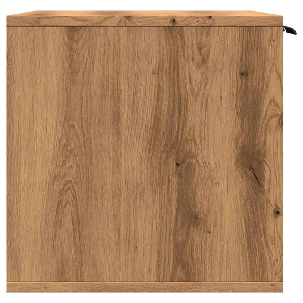 Cat Litter Box Enclosure Artisian Oak 80x50x45 cm Engineered Wood