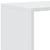 Room Divider Bookcase 3-Tier White 99x29x99 cm Engineered Wood