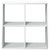 Room Divider Bookcase White 69.5x29x69.5 cm Engineered Wood