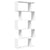 Room Divider Bookcase 5-Tier White 70x24x161 cm Engineered Wood
