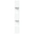 Room Divider Bookcase 5-Tier White 70x24x161 cm Engineered Wood