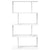 Room Divider Bookcase 4-Tier White 70x24x129 cm Engineered Wood