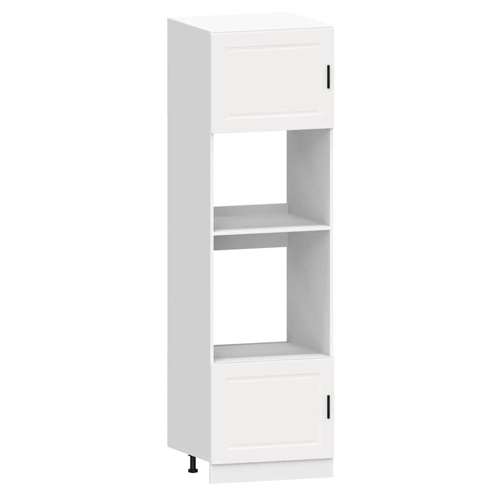 7 Piece Kitchen Cabinet Set "Porto" White Engineered Wood