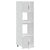Oven Cabinets 2 pcs Lucca White Engineered Wood
