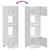 Oven Cabinets 2 pcs Lucca White Engineered Wood