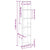 Bookcase Brown Oak 40x24x176 cm Engineered Wood