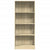 Bookcase Sonoma Oak 60x24x143 cm Engineered Wood