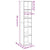 Bookcase Sonoma Oak 40x30x189 cm Engineered Wood