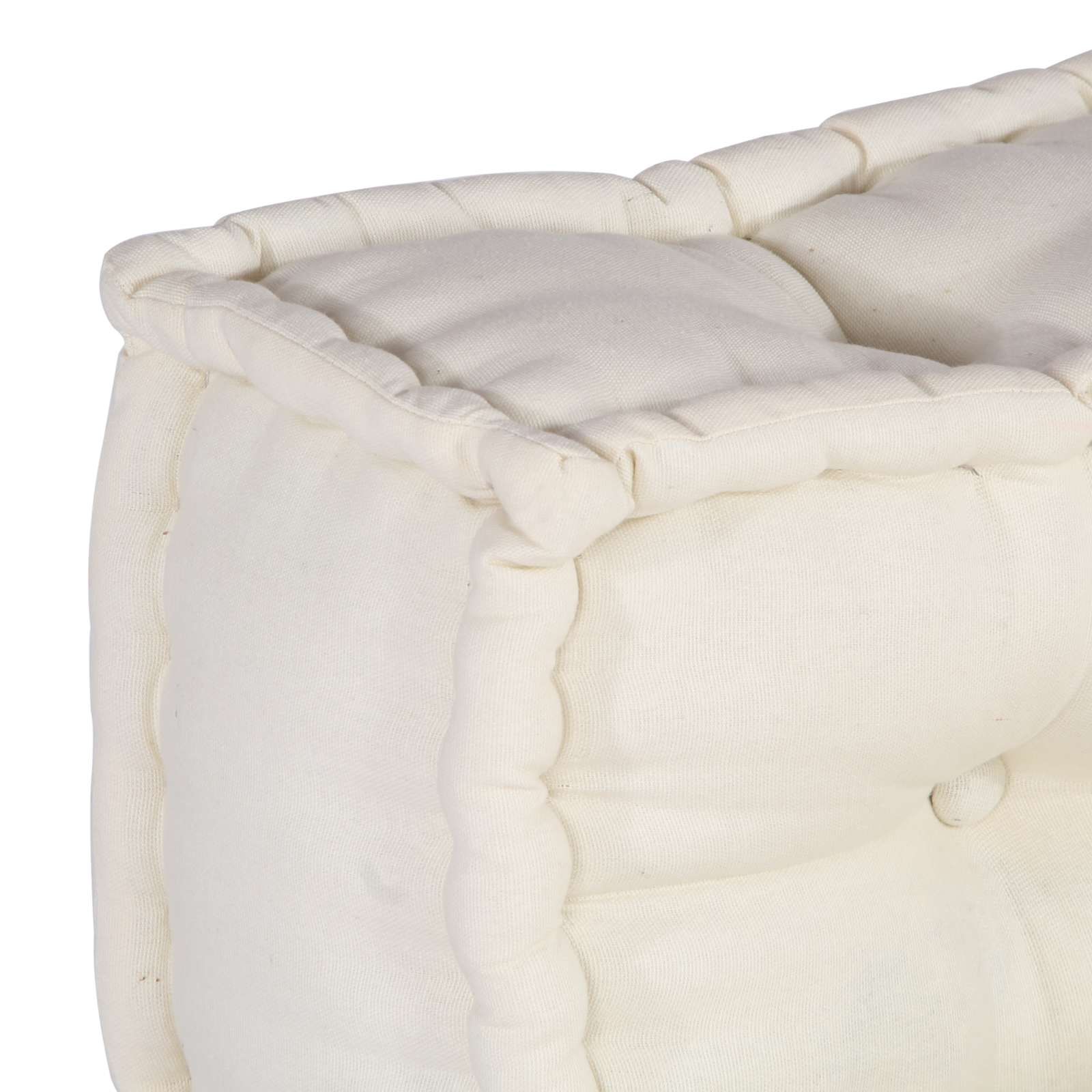 Modular Sofa Unit 3 pcs Cream Fabric