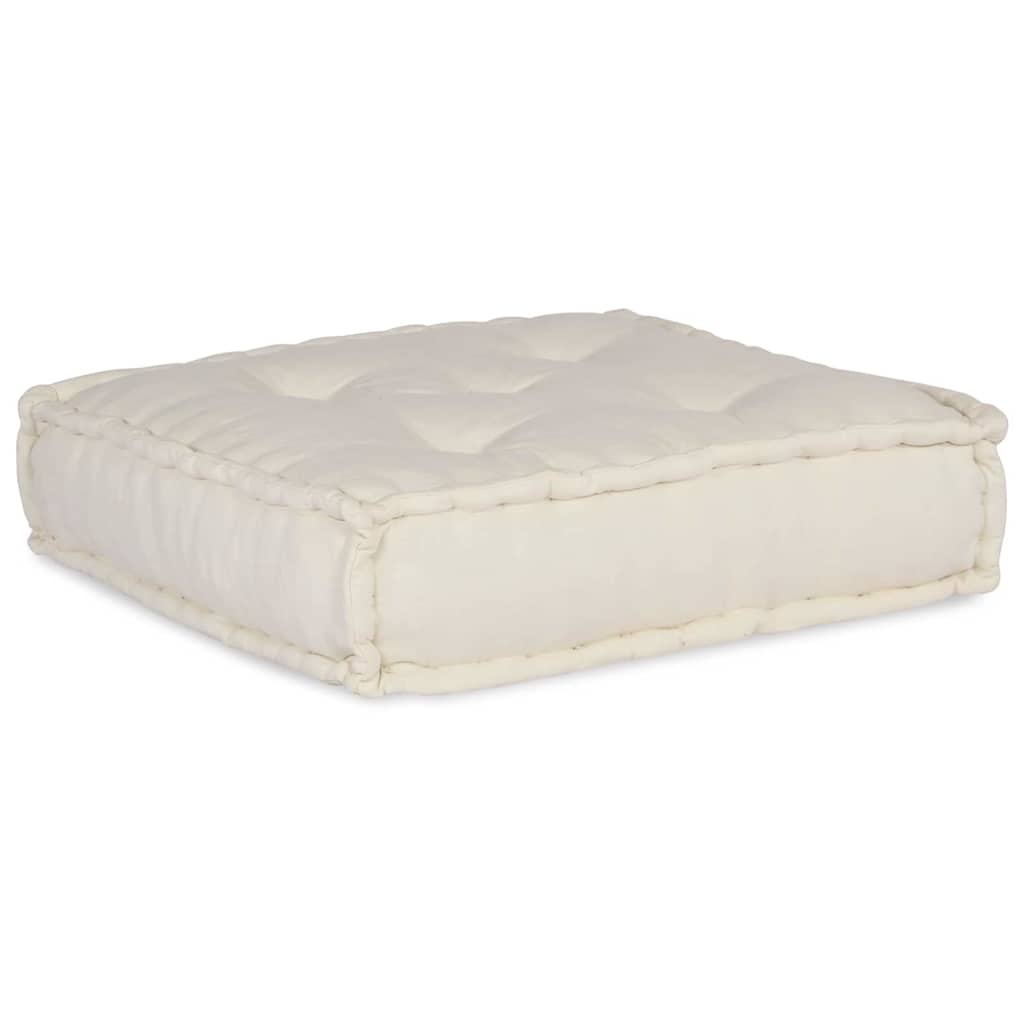 Modular Sofa 4 pcs Cream Fabric