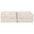 Cushion 2 pcs Cream 70 x 70 x 36 cm Polyester