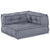 Cushion 3 pcs Grey 70 x 70 x 54 cm Polyester