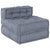Cushion 4 pcs Grey 70 x 70 x 54 cm Polyester