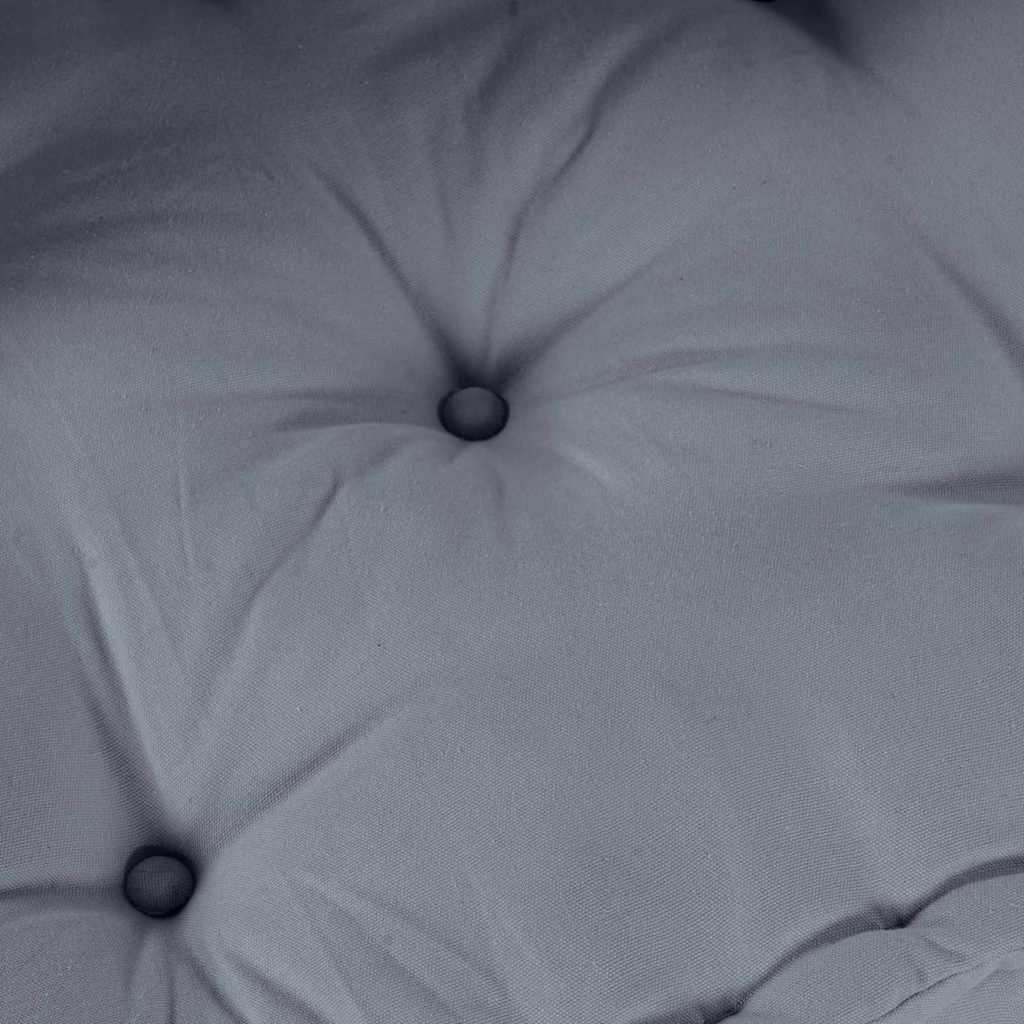 Cushion 2 pcs Grey 70 x 70 x 36 cm Polyester