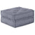Cushion 2 pcs Grey 70 x 70 x 36 cm Polyester