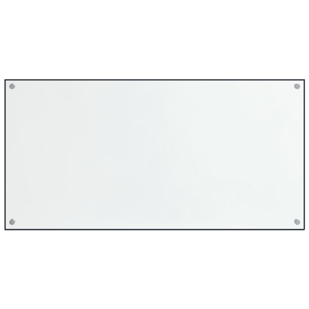 Kitchen Backsplashes 2 pcs Transparent 80x40 cm Tempered Glass