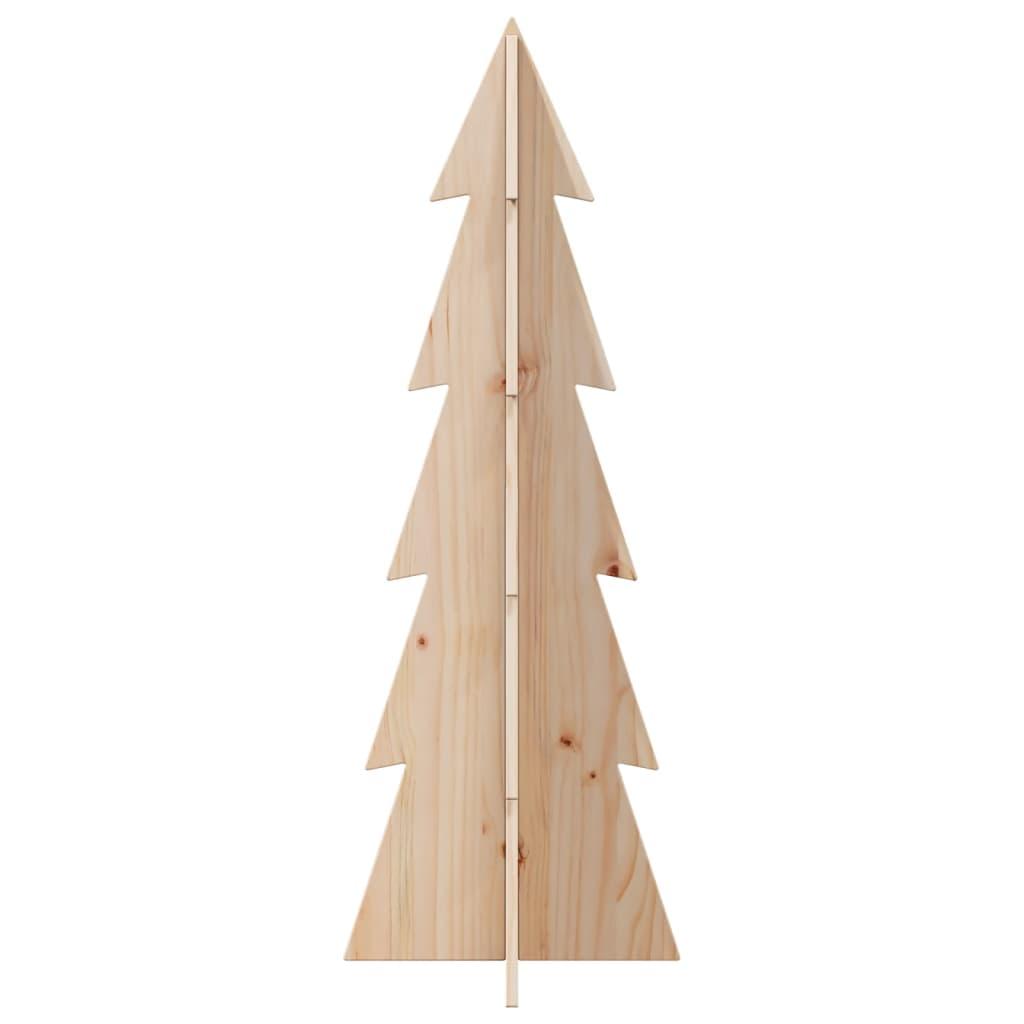 Wooden Christmas Tree for Decoration 112 cm Solid Wood Pine