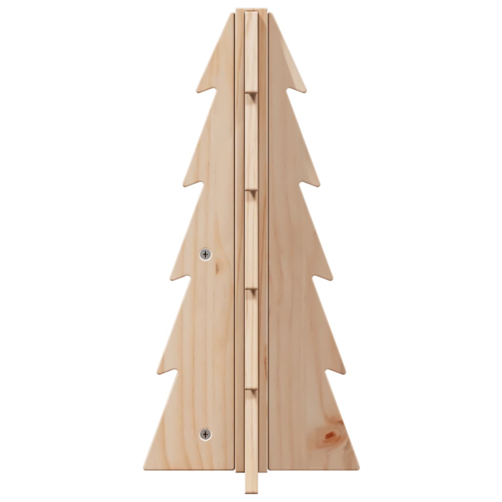 Wooden Christmas Tree for Decoration 49 cm Solid Wood Pine