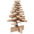 Wooden Christmas Tree for Decoration 60 cm Solid Wood Pine